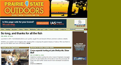 Desktop Screenshot of prairiestateoutdoors.com
