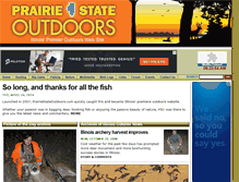 Tablet Screenshot of prairiestateoutdoors.com